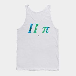 Pi Greek Alphabet Tank Top